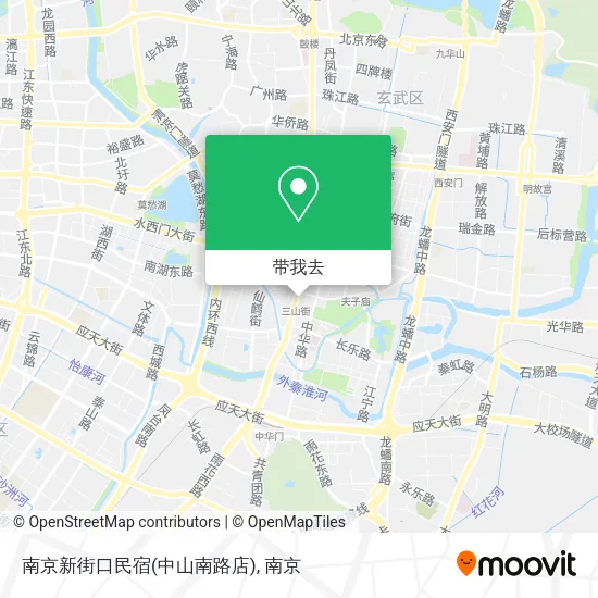 南京新街口民宿(中山南路店)地图