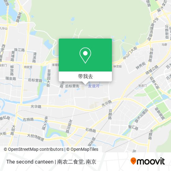 The second canteen | 南农二食堂地图