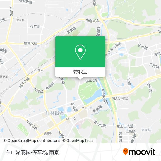 羊山湖花园-停车场地图