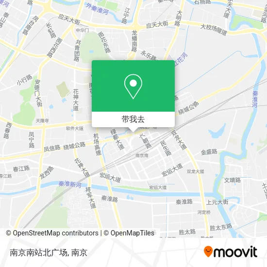 南京南站北广场地图