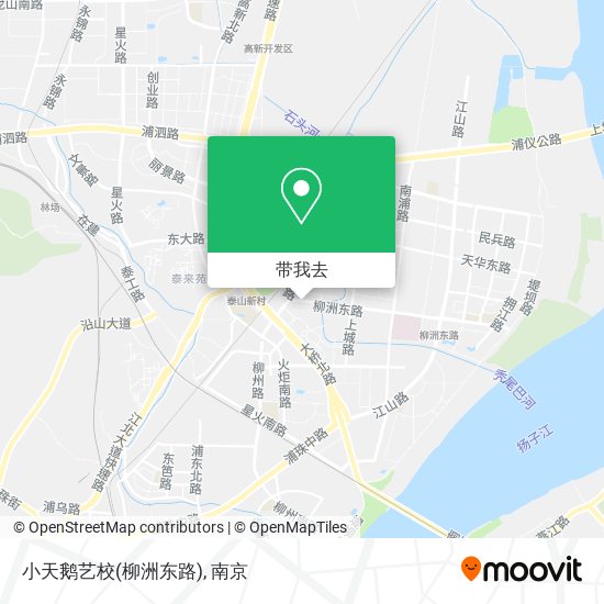 小天鹅艺校(柳洲东路)地图