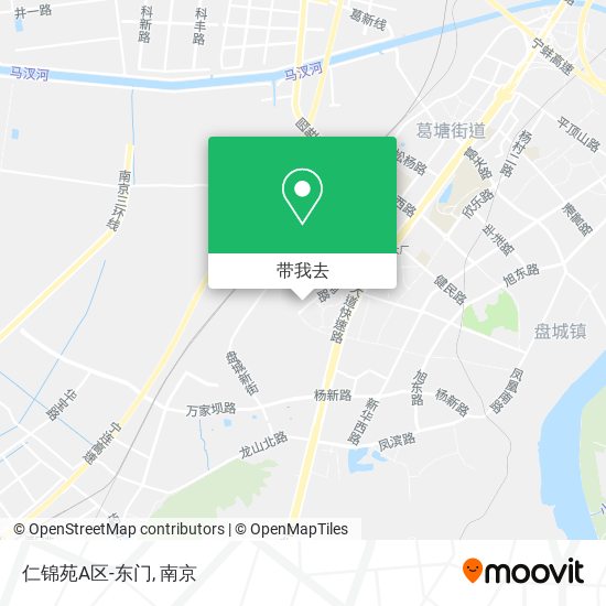 仁锦苑A区-东门地图