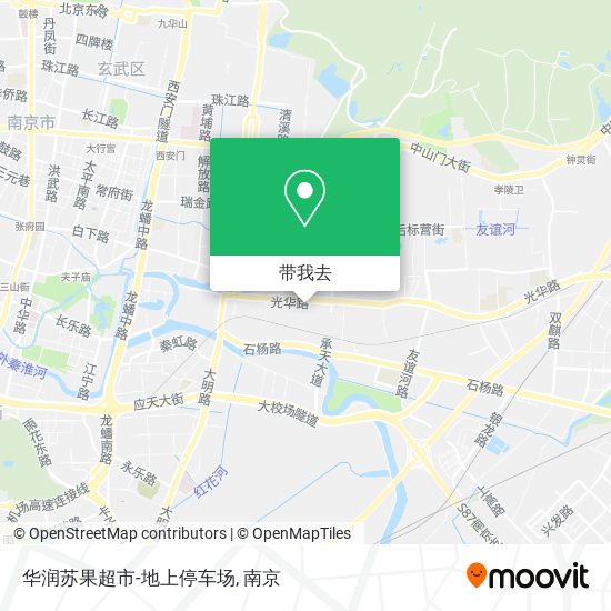 华润苏果超市-地上停车场地图