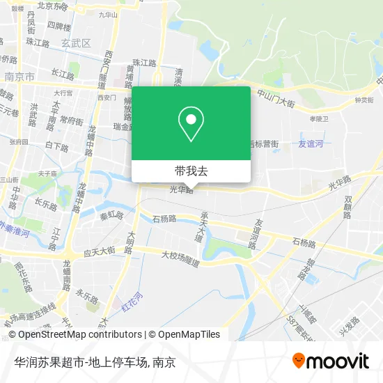 华润苏果超市-地上停车场地图