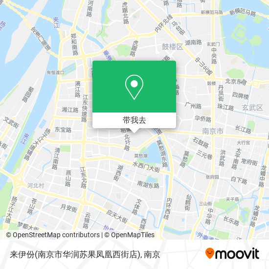 来伊份(南京市华润苏果凤凰西街店)地图