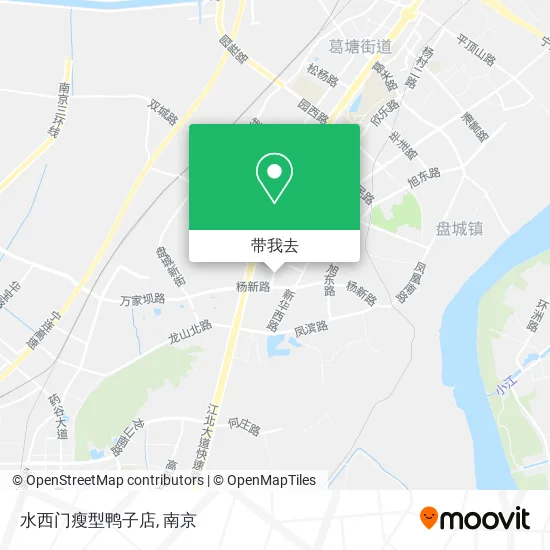 水西门瘦型鸭子店地图