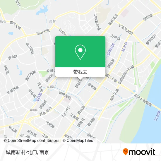 城南新村-北门地图