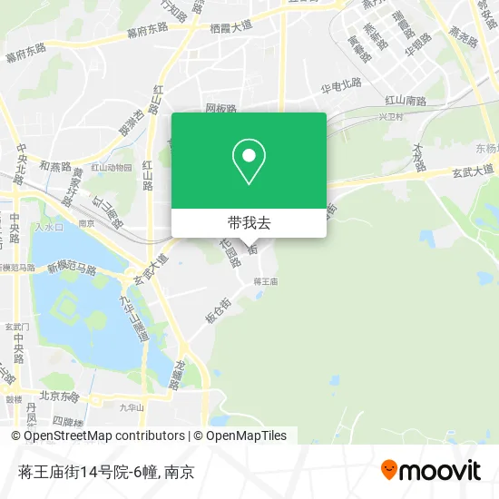 蒋王庙街14号院-6幢地图