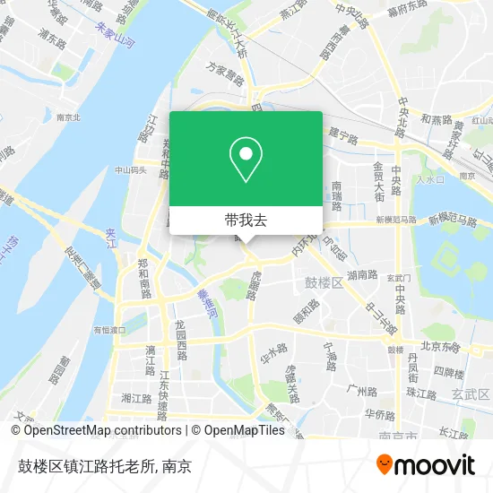 鼓楼区镇江路托老所地图