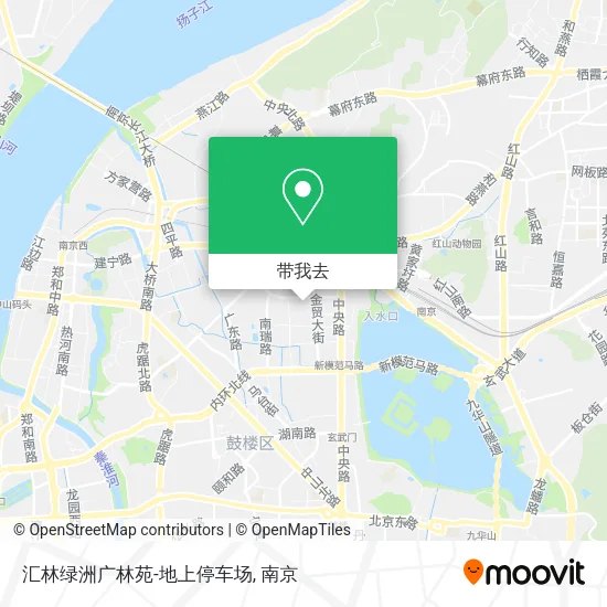 汇林绿洲广林苑-地上停车场地图