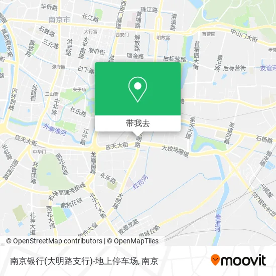 南京银行(大明路支行)-地上停车场地图