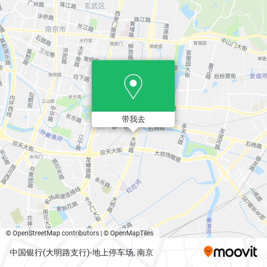 中国银行(大明路支行)-地上停车场地图