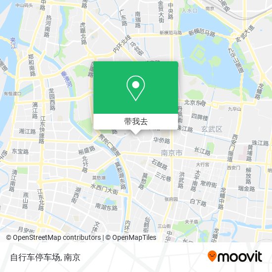 自行车停车场地图