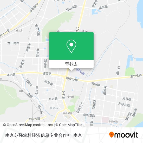 南京苏强农村经济信息专业合作社地图