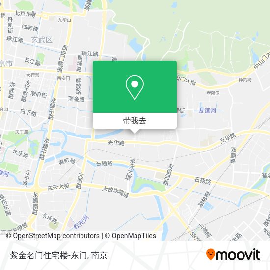 紫金名门住宅楼-东门地图