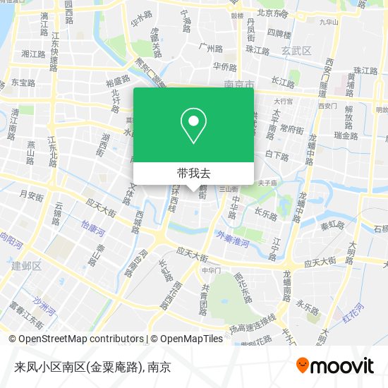 来凤小区南区(金粟庵路)地图