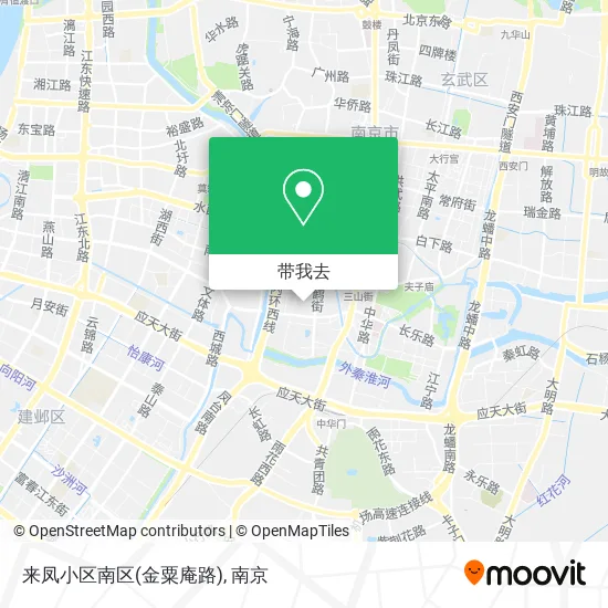 来凤小区南区(金粟庵路)地图