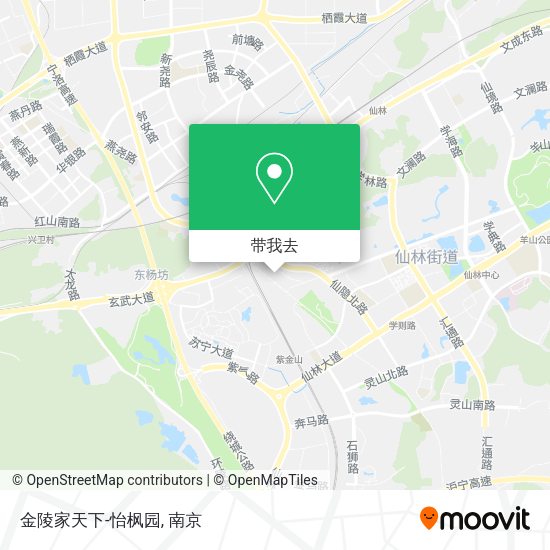 金陵家天下-怡枫园地图