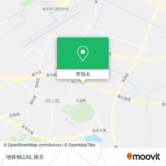 地铁铜山站地图