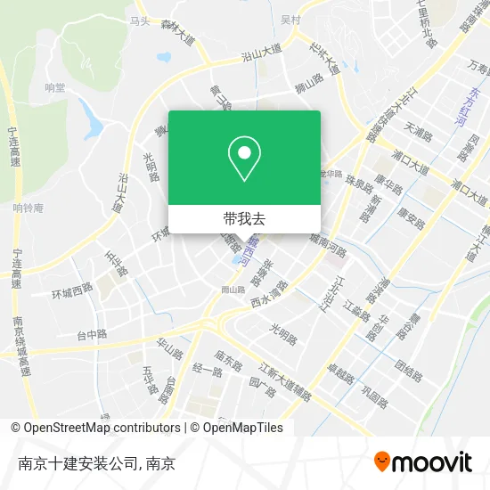 南京十建安装公司地图
