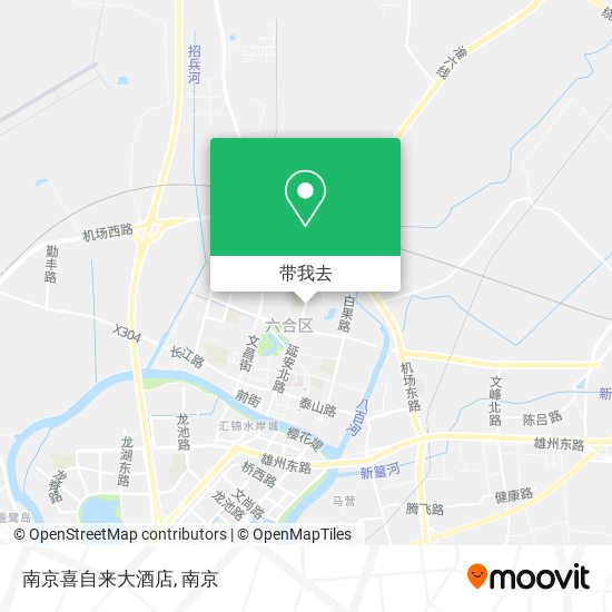 南京喜自来大酒店地图
