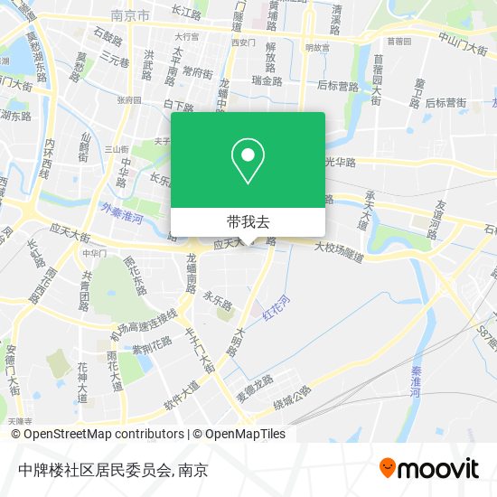 中牌楼社区居民委员会地图