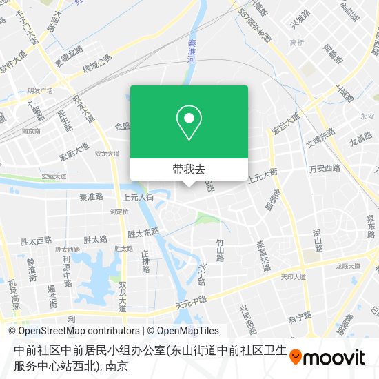 中前社区中前居民小组办公室(东山街道中前社区卫生服务中心站西北)地图