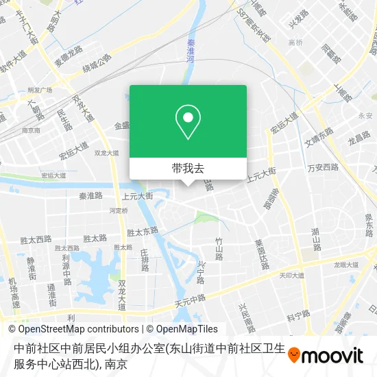 中前社区中前居民小组办公室(东山街道中前社区卫生服务中心站西北)地图