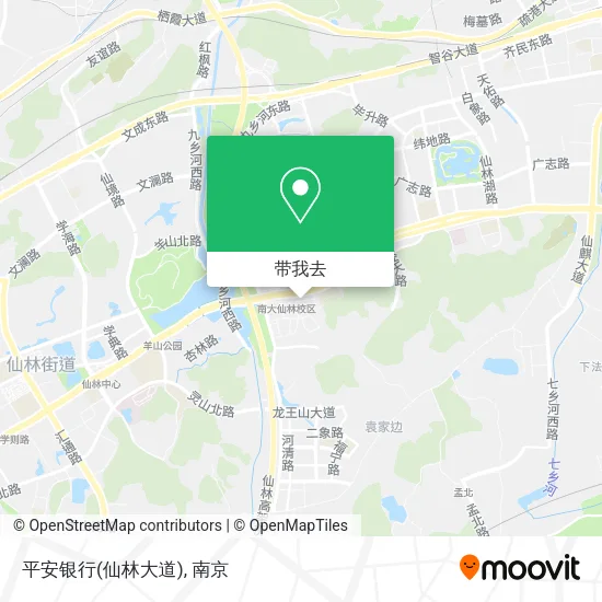 平安银行(仙林大道)地图