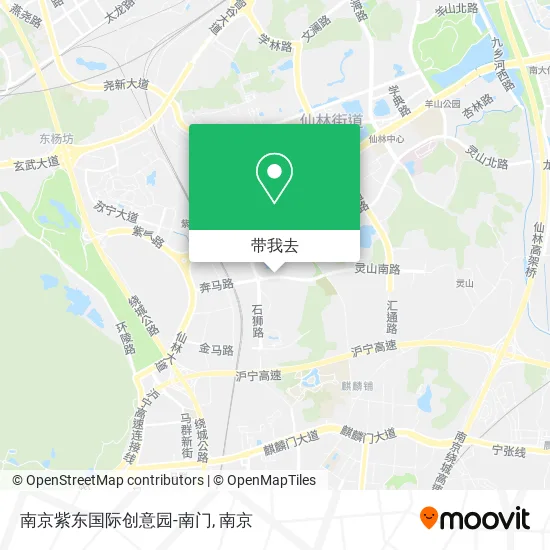 南京紫东国际创意园-南门地图