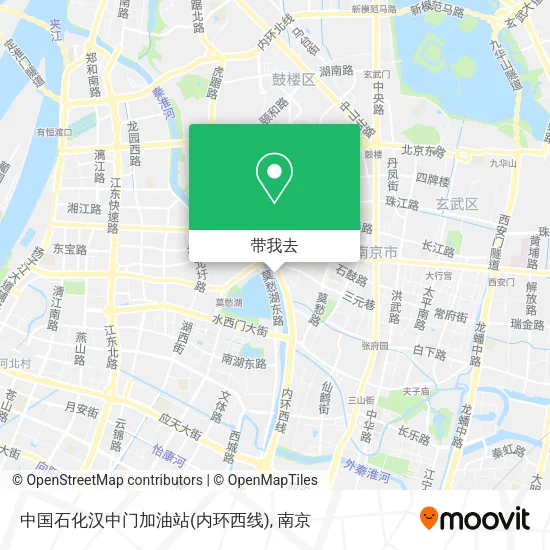 中国石化汉中门加油站(内环西线)地图