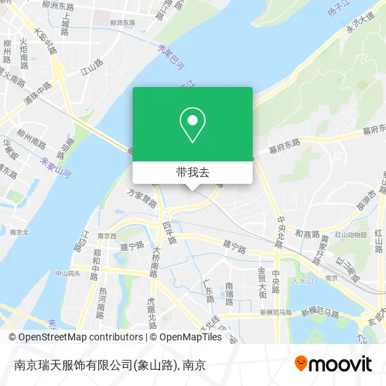 南京瑞天服饰有限公司(象山路)地图
