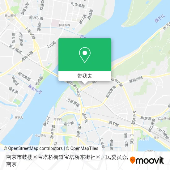 南京市鼓楼区宝塔桥街道宝塔桥东街社区居民委员会地图
