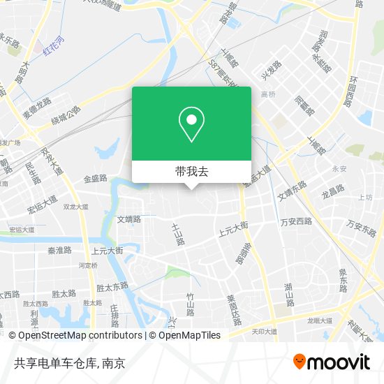 共享电单车仓库地图