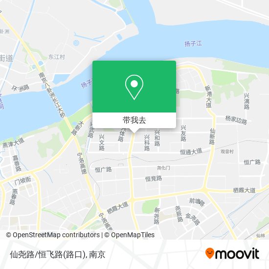 仙尧路/恒飞路(路口)地图