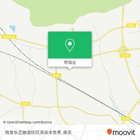 雨发生态旅游区巨浪谷水世界地图