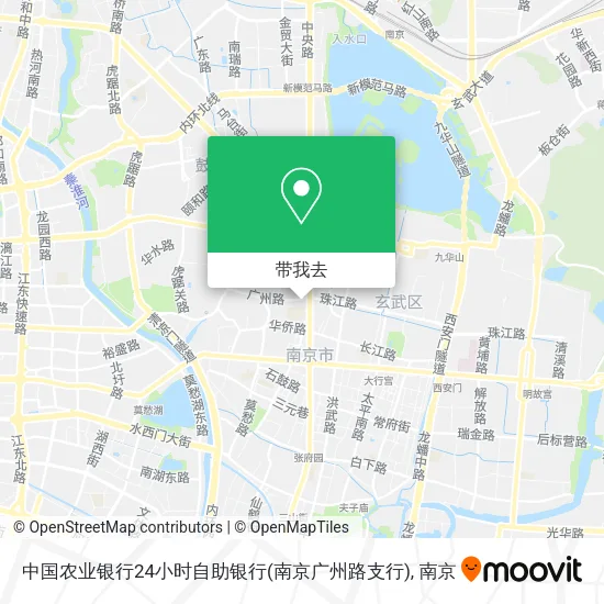 中国农业银行24小时自助银行(南京广州路支行)地图
