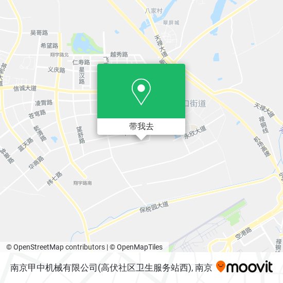 南京甲中机械有限公司(高伏社区卫生服务站西)地图