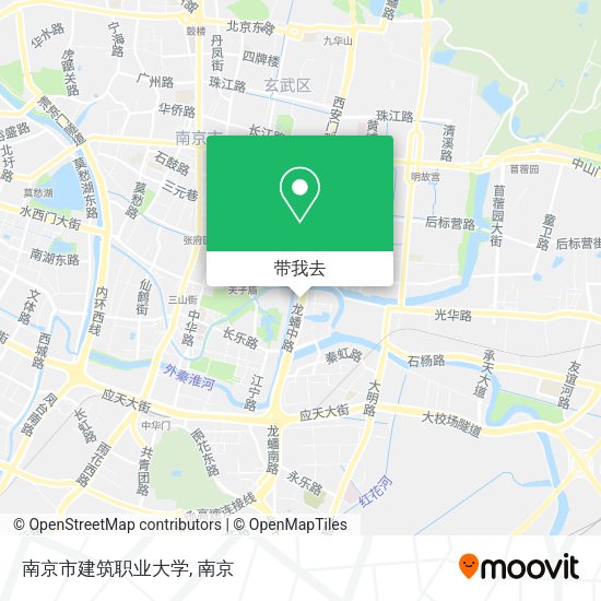 南京市建筑职业大学地图