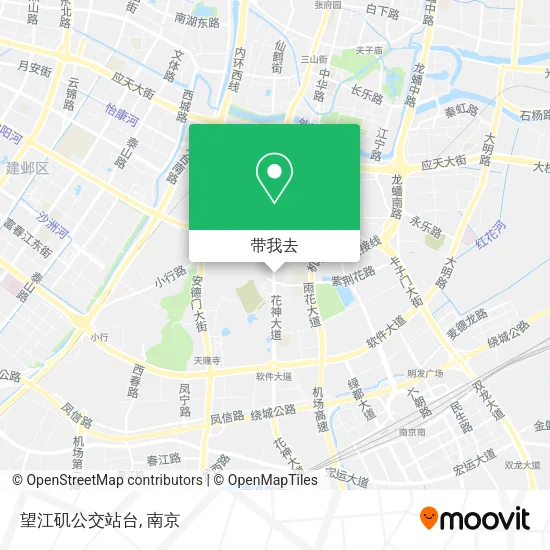望江矶公交站台地图