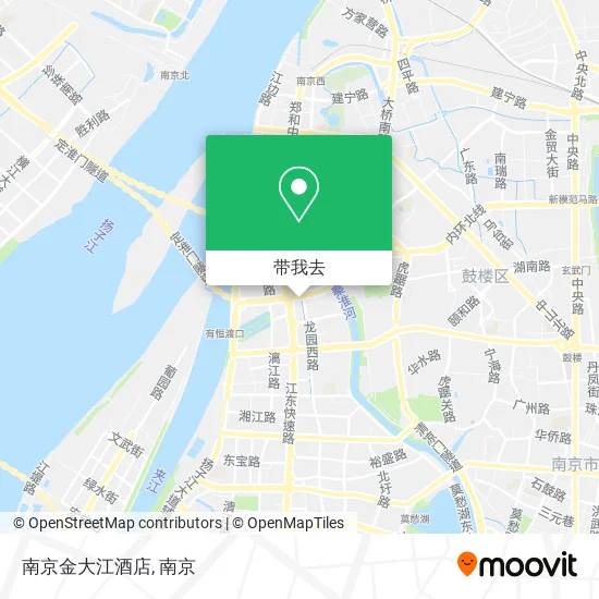 南京金大江酒店地图