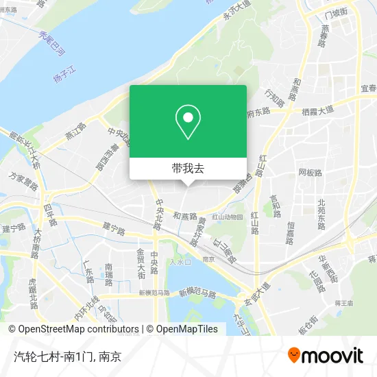 汽轮七村-南1门地图