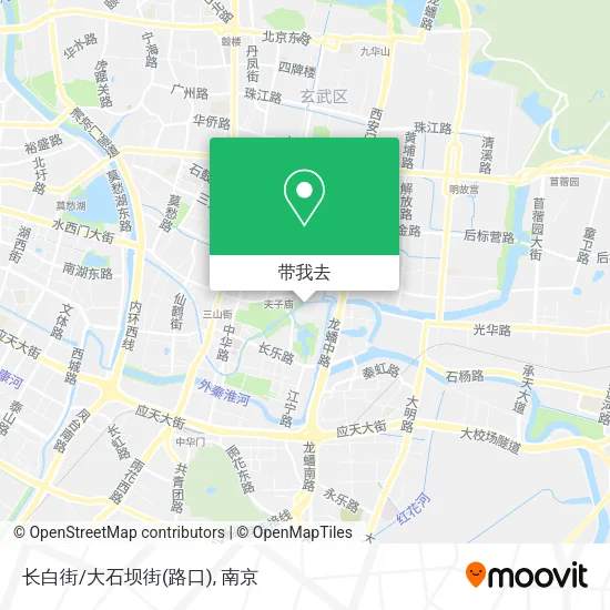 长白街/大石坝街(路口)地图