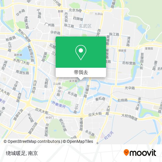 绕城暖足地图