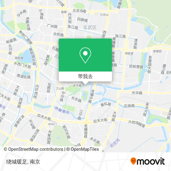 绕城暖足地图
