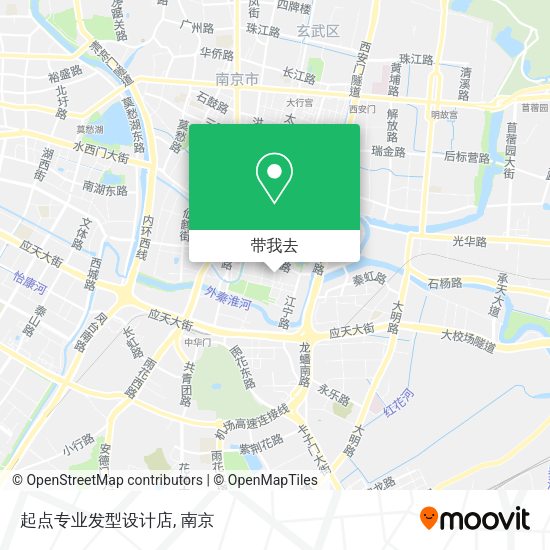 起点专业发型设计店地图