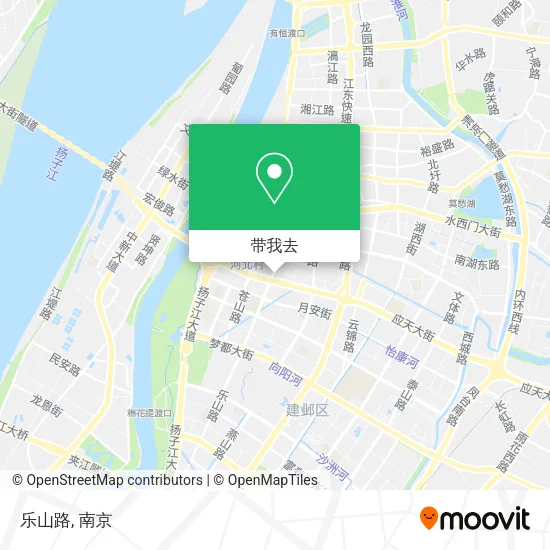 乐山路地图