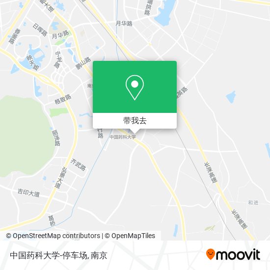 中国药科大学-停车场地图