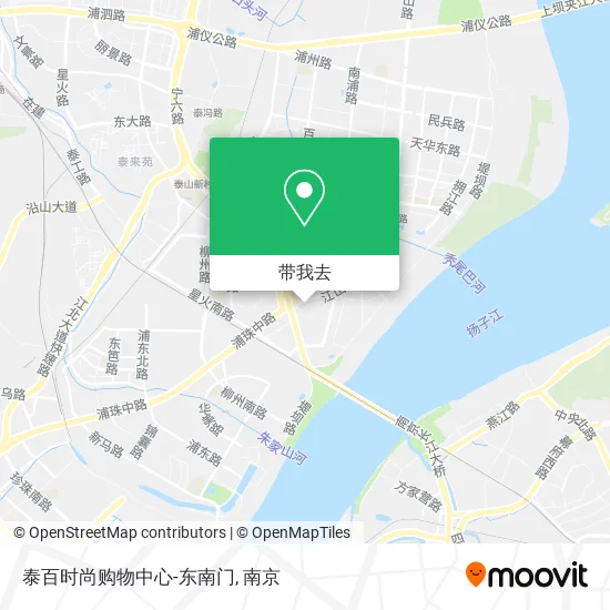 泰百时尚购物中心-东南门地图