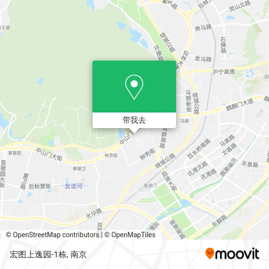 宏图上逸园-1栋地图